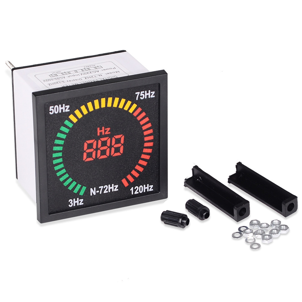 Power Supply Tester - 3-120HZ Square Panel Digital Frequency Meter