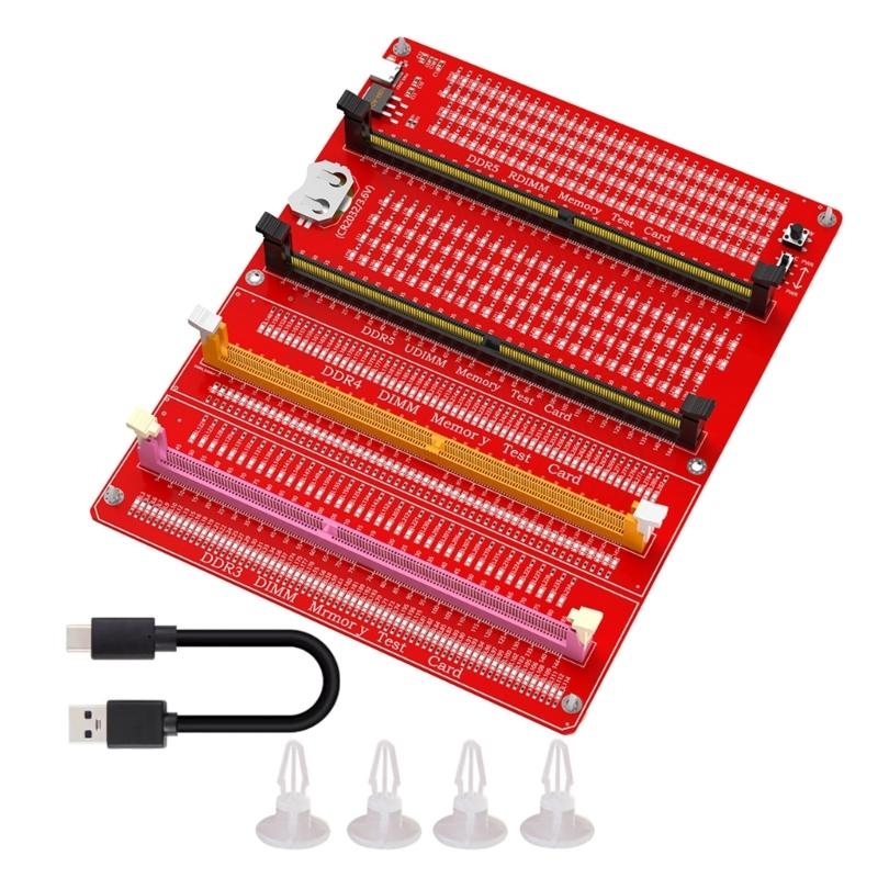 Power Supply Tester - DDR3/4/5 RDIMM/UDIMM Memory Tester With LED