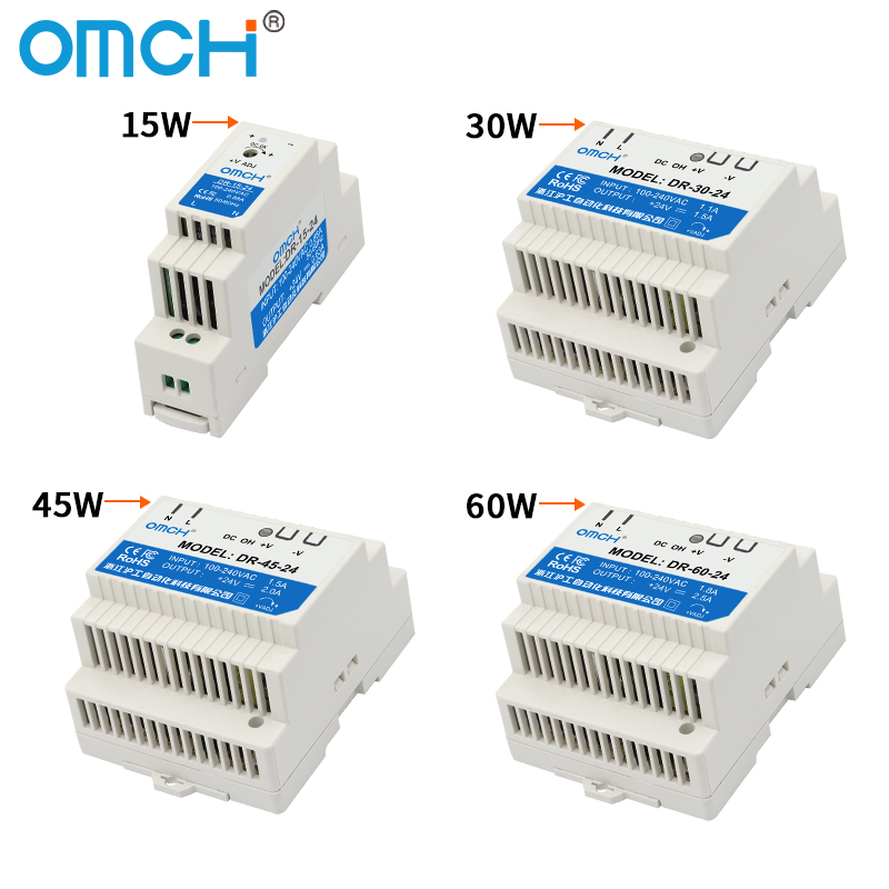 OMCH Din Rail DR-15 DR-30 DR-4 - Smps Power Supply recension och pris