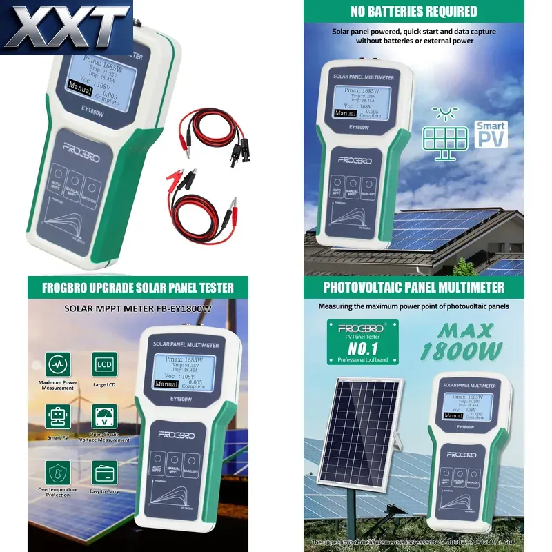 XXT EY1800W LCD Show Solar Pan - Power Supply Tester recension och pris