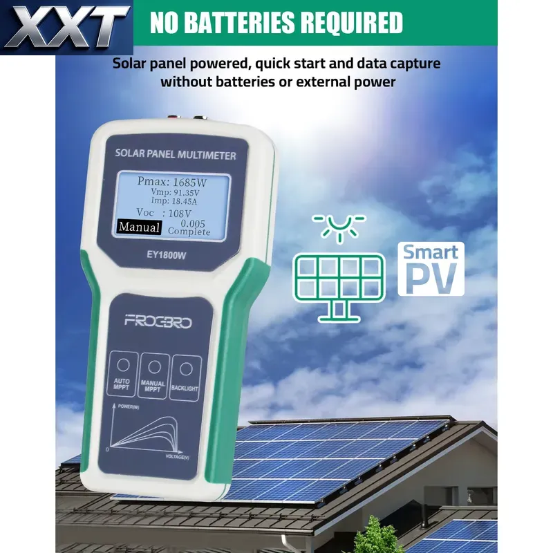 XXT EY1800W LCD Show Solar Pan - Power Supply Tester recension och pris