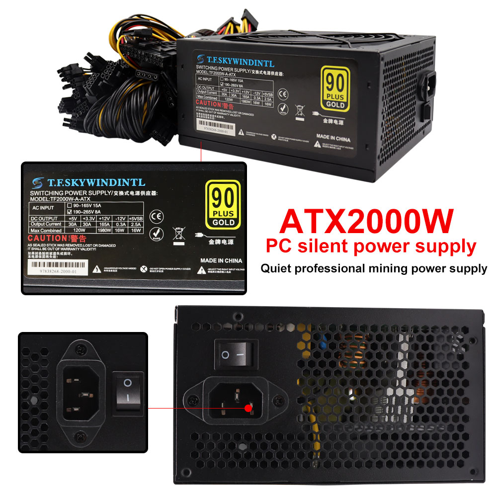 T.F.SKYWINDINTL NEW 2000W ATX  - Psu Computer recension och pris