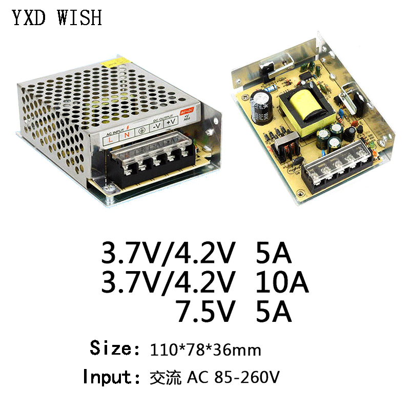 AC 220V To 3.7V 4.2V 7.5V Powe - Smps Power Supply recension och pris
