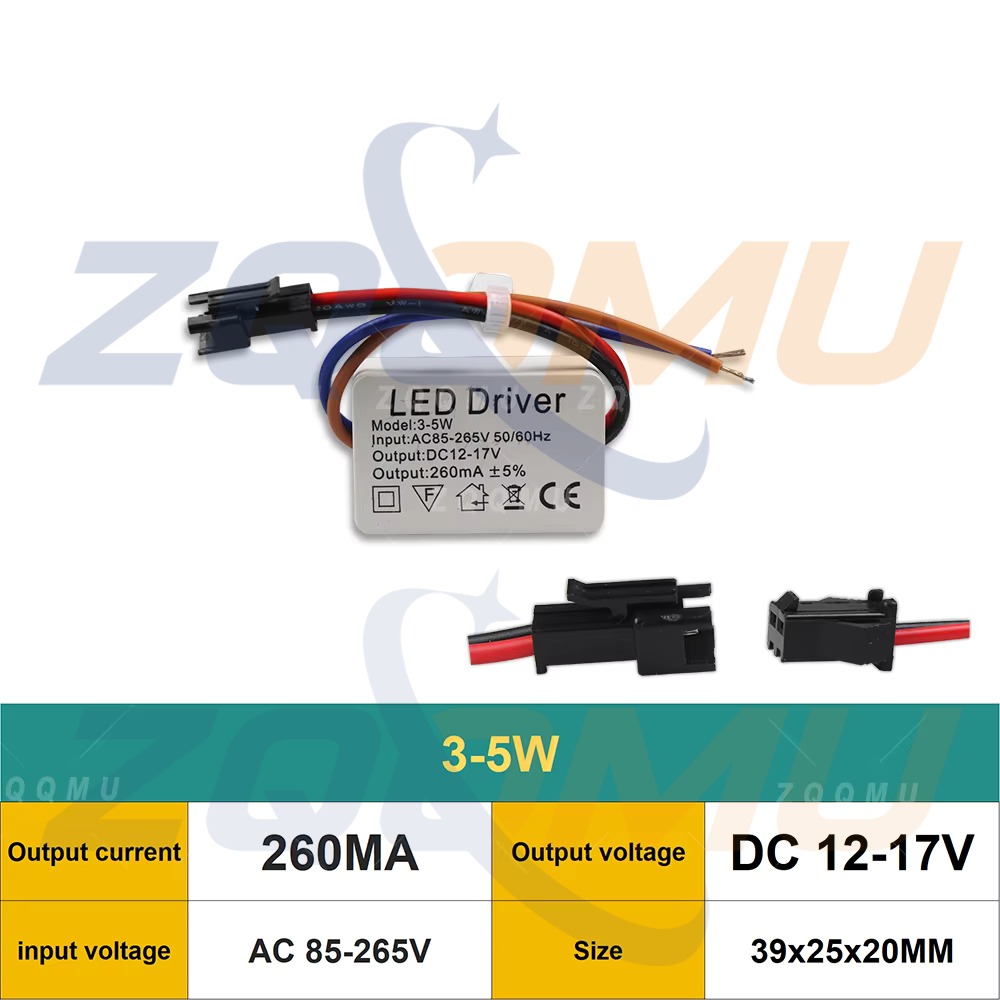 AC 85-265V LED driver 1-3W 3-5 - Ac Power Supply recension och pris