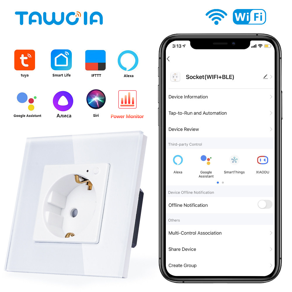 TAWOIA Wifi Wall Socket EU Sta - Open Frame Power Supply recension och pris