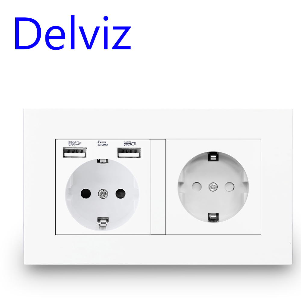 Delviz 16A EU Standard socket, - Open Frame Power Supply recension och pris