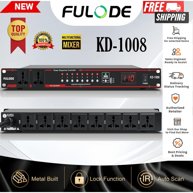 10-Way High Power Sequencer Re - Power Supply recension och pris