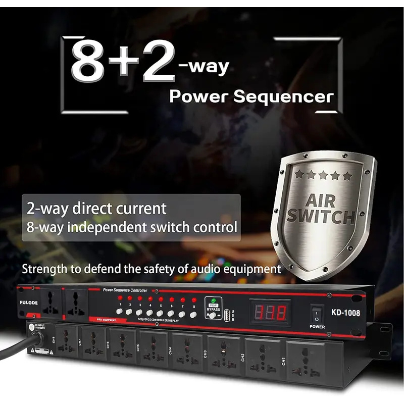 10-Way High Power Sequencer Re - Power Supply recension och pris