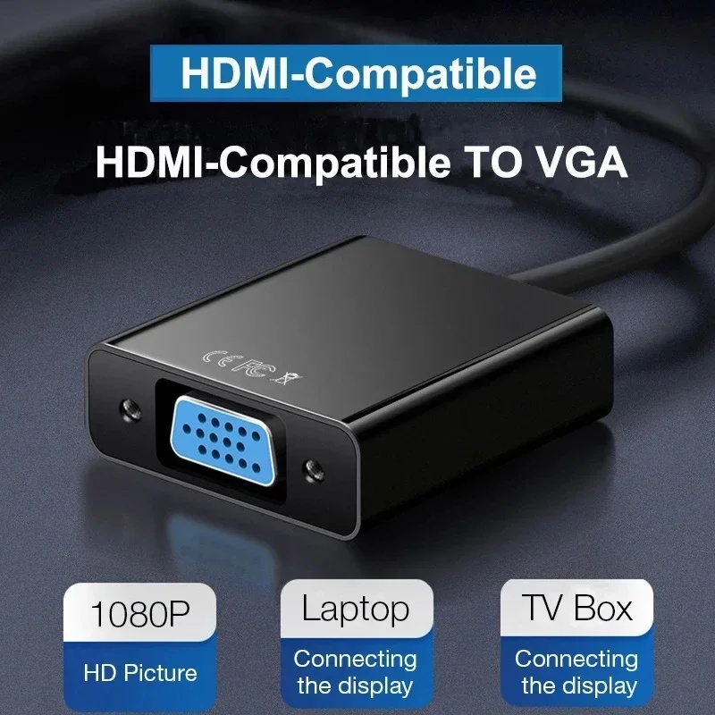 HD 1080P HDMI To VGA Cable Con - Pc Power Supply recension och pris