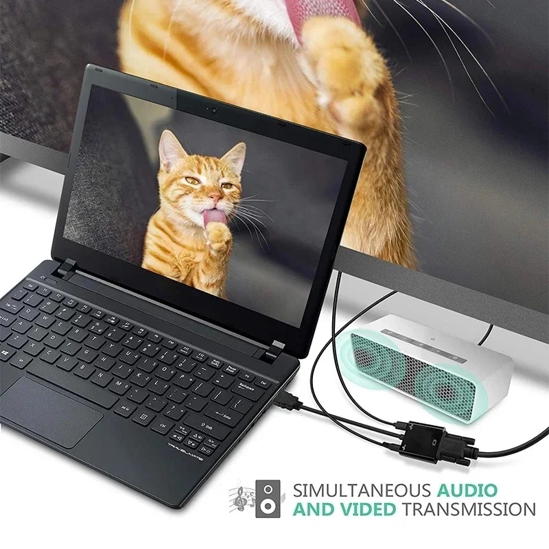 HD 1080P HDMI To VGA Cable Con - Pc Power Supply recension och pris