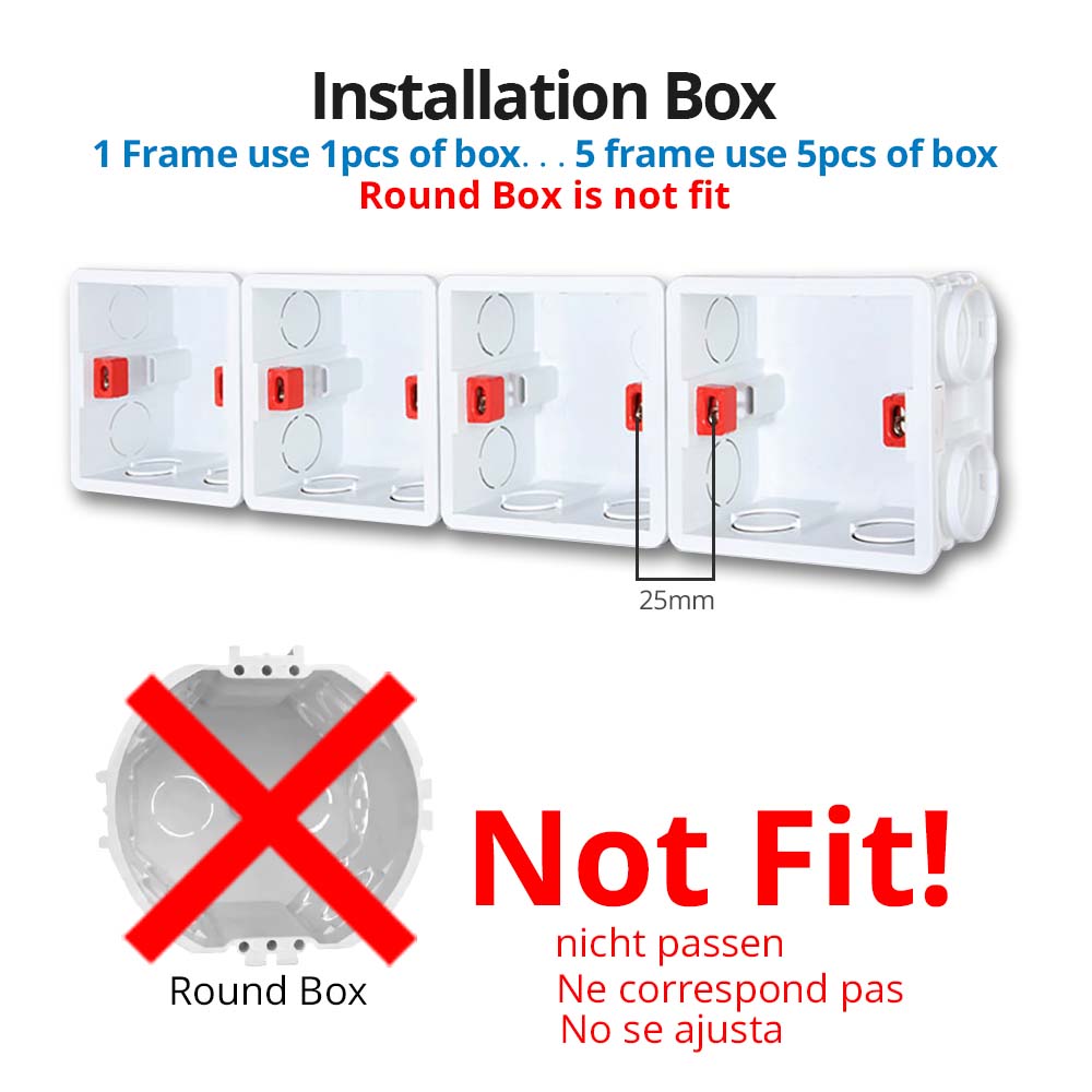 Wallpad DIY Module White Glass - Modular Power Supply recension och pris