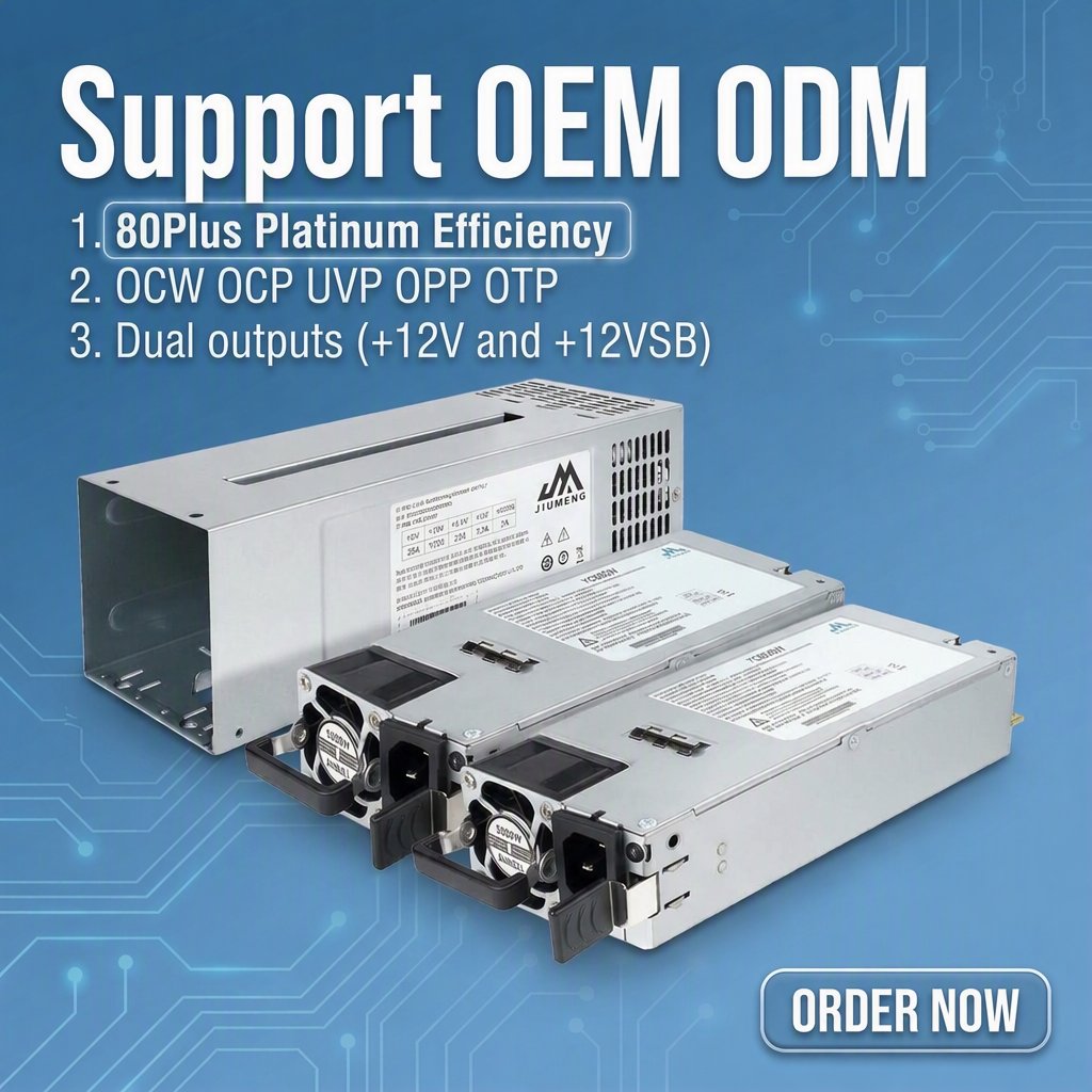 High Power Dual Server PSU Red - Modular Power Supply recension och pris